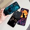 Мультяшный Кот Милый Для Xiaomi Mi 15 14 13 13T 12 12T 12S 11 11i 11T Pro Ultra Lite 5G Черный Мягкий Чехол Для Телефона