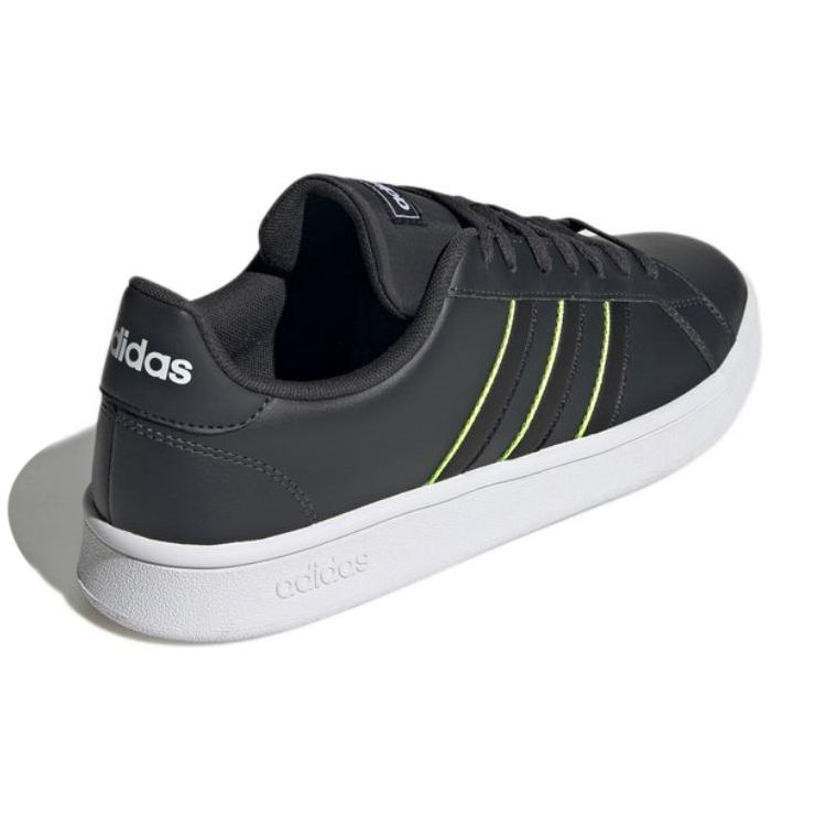 adidas Neo Grand Court Повседневные Прочные Легкие Низкие Кеды Мужские Кроссовки Черные GY3697