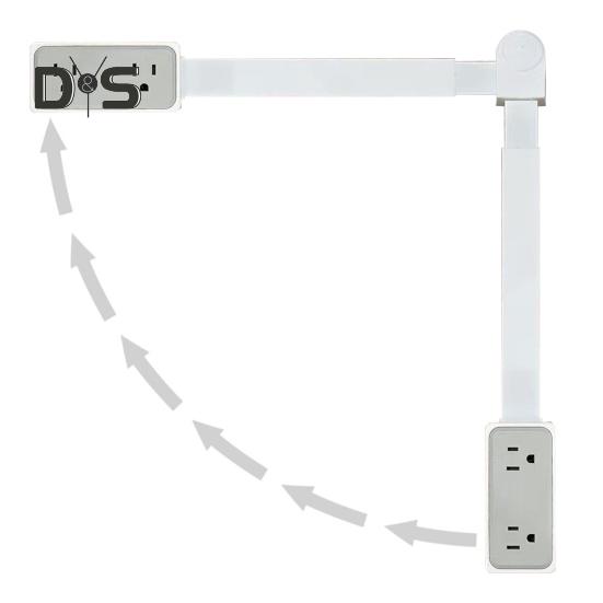 Расширитель розеток с портами USB-A и USB-C1, розетки переменного тока, удлинитель электрических розеток для зарядки нескольких устройств