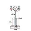 304 Stainless Steel Adjustable Pipe Clamp with Expansion Base