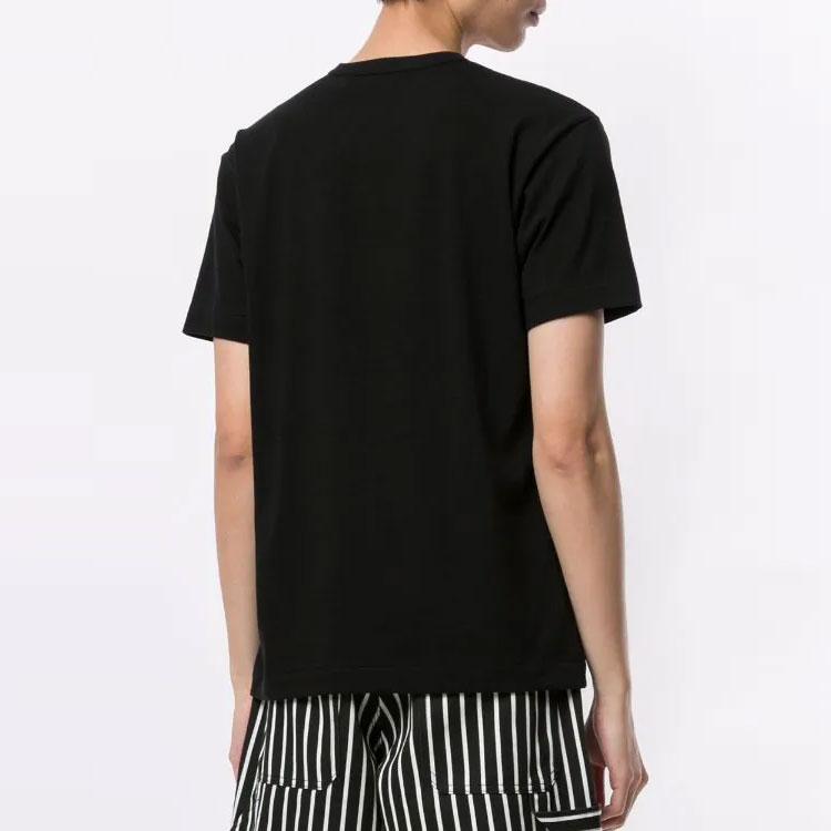Футболка Comme Des Garcons Play с перевернутым контурным сердцем AZ-T114-051-1