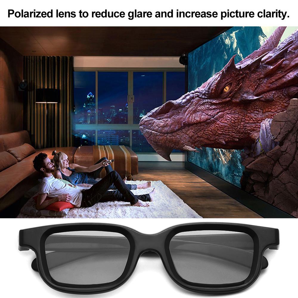 VQ163R Поляризационные пассивные 3D-очки для 3D-телевизоров Real 3D Cinemas для Sony Panasonic