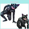 Страшный костюм кота из мультфильма для косплея. Идеально подходит для Хэллоуин-вечеринки и тематических мероприятий!