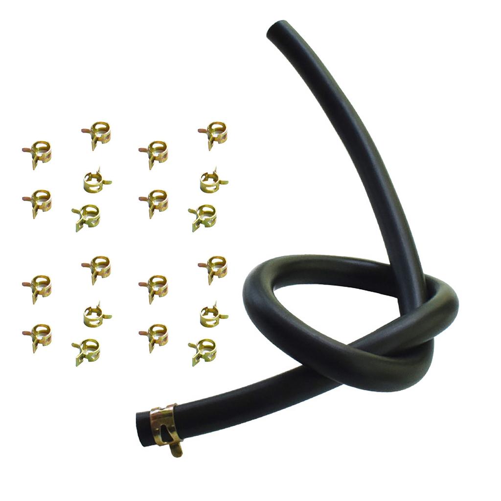 Upgrades Fuel Hose 7mm Includes 10 Hose Clamps Corrosion Resistant Fuel Hose for Automotive Gasoline Diesel Engines
