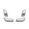 Декоративные накладки на кнопки сидений для салона Mercedes C180, C200, GLK260, GLK300