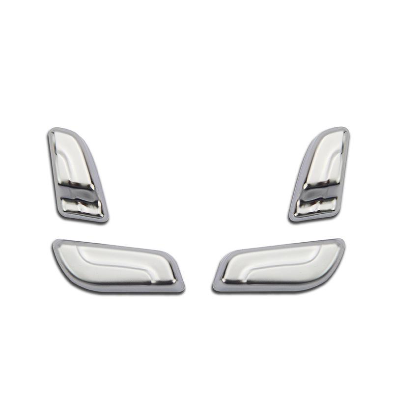 Декоративные накладки на кнопки сидений для салона Mercedes C180, C200, GLK260, GLK300