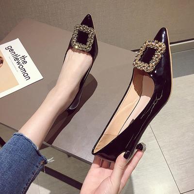 Модные зеленые туфли на среднем каблуке со стразами, женская летняя обувь 2024 года со стразами, красные Stilito, стильные, оптовая продажа