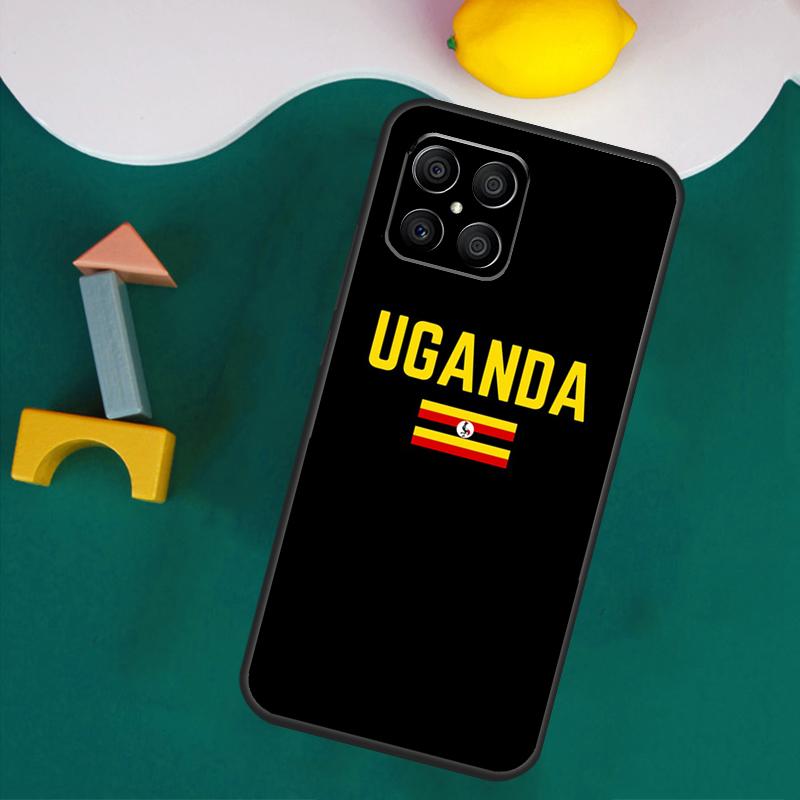 Чехол с флагом Уганды для Honor Magic 7 5 6 Lite Honor 200 Pro 50 70 90 Lite X9a X8a X8 X9 X8b X9c X9b