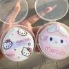 TYXY Милый мультяшный котик Мелоди Пуховка с футляром-контейнером - Для влажного и сухого использования