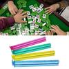 4 Pcs Mahjong Pushers Mini Mahjong Push Ruler Clear Acrylic American Majiang Tile Racks Set for Playing Mahjong Game