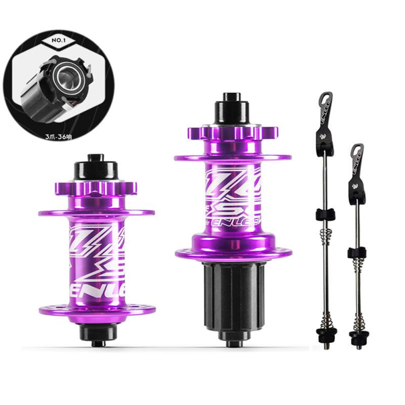 Ступица для горного велосипеда из алюминиевого сплава, 6 гвоздей, 5 подшипников, 32 отверстия, 8–11 скоростей, быстросъемная ступица дискового тормоза