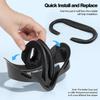 PU Leather Face Mask 3-in-1 Facial Interface Bracket Replacement Kit for Meta Quest 3S