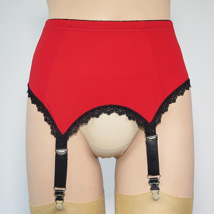 Hot Sales Polyester Mesh 6-claw Buckle Non-slip Garter Belt Thigh Garters Garter Belt Sexy