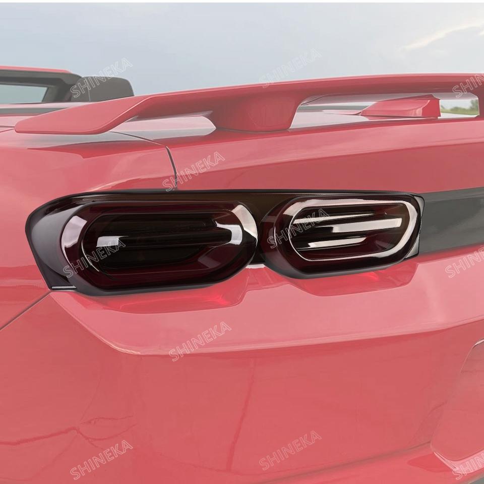 Car Rear Tail Light Lamp Decoration Cover for Chevrolet Camaro 2016-2018 Exterior Taillight Cover Accessories for Camaro 2019 Up