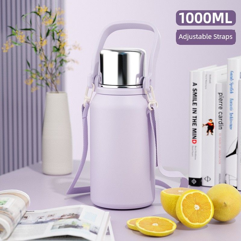 Thermos Cup, Travel Kettle, Tea Cup, Portable for Adults, Can Be Carried on the Body, Can Be Hung on the Body, and Can Be Used as a Water Bottle