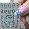 with Diamond Press on Nail Stickers Nail Decals  for DIY Manicure Decorations