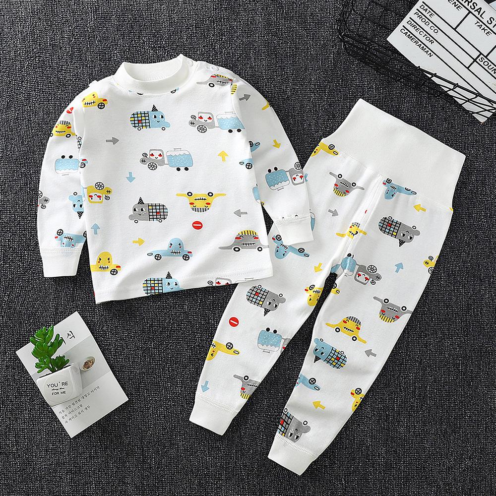 Children's Underwear Sets - Long-sleeved And Long-pants Sets For Boys, Girls' Casual Pajama Sets In 2-piece Style