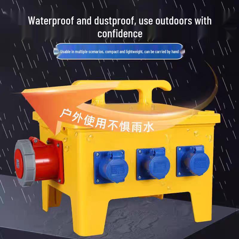 Qingze Outdoor Waterproof Industrial Socket Bag - Mobile Plastic Distribution Box for Maintenance
