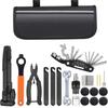 Universal Bicycle Repair Tool Includes Tire Tire Puncture Repair Bicycle Tool Master Link Crank Pull Tire and Bicycle Essentials Kit, Pump, Kit,