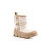 UGG Fashion Thick Sole Slip-On Mid-Calf Boots Kids Boots Mustard-Seed Jasmine-White 1143697-MSJS