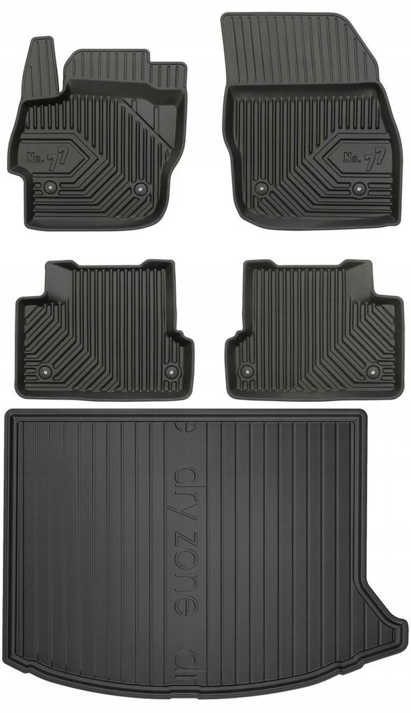 Set 77 Floor Mats And Mats Mazda 3 2 Hatchback 2008-2014 G