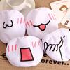 ALL-FASHION-MALL White Anime Emoticon Mouth-Muffle Kaomoji Anti-Dust Kawaii Face Mask