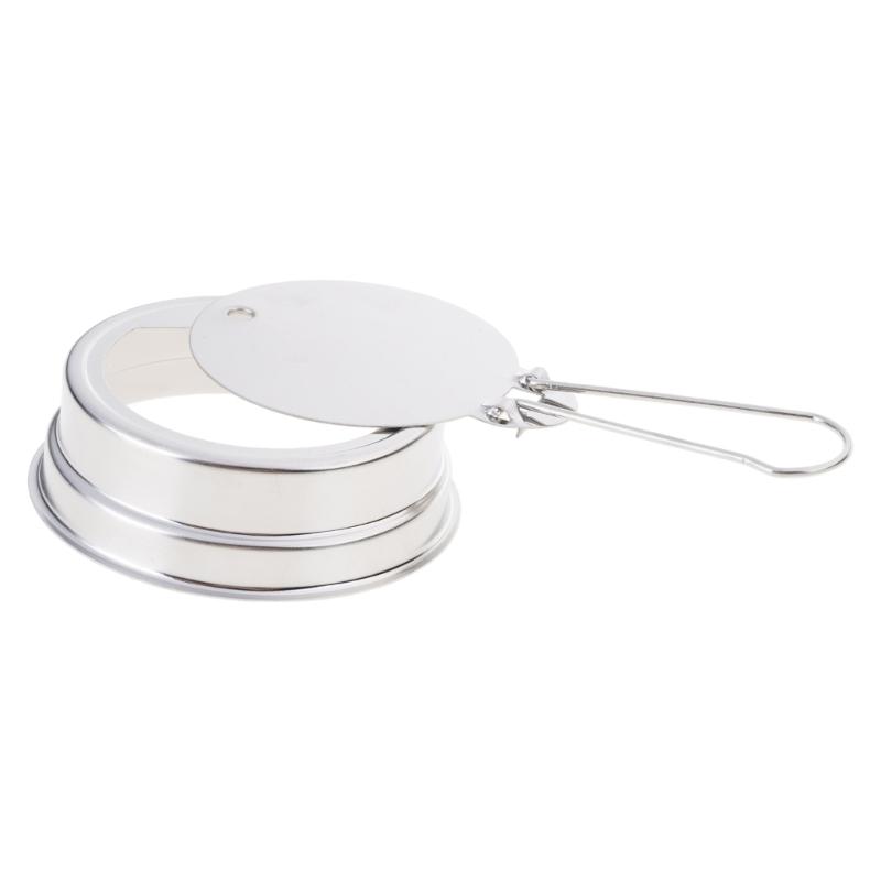 Fuels Fires Extinguishing Cover Stainless Steel Windproofed Flame Cover For Alcohols Stove With Heat Resistant Handle
