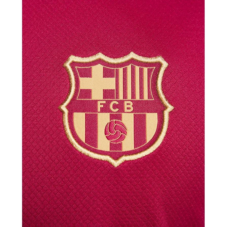Nike Dri Fit Барселона Клуб, Футбольный Мяч Барса Тренировочная Спортивная Коллекция Футболка Мужская Красная FJ5439-621