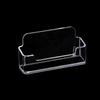 1Pc Clear Desk Shelf Box Storage Display Stand Acrylic Plastic Transparent Desktop Bussiness Card Holder Place Card Holder