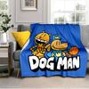 Dog Man And Friends Adventure Blanket Suitable for Sofas, Beds, Offices, And Camping - Perfect Gift for Halloween Christmas
