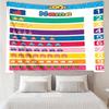 Custom Name Twirlywoos Print Tapestry, Backdrop, Easy Setup, Ideal for Bedroom, Office & Living Room, with Aesthetic Wall Hanging Decor.