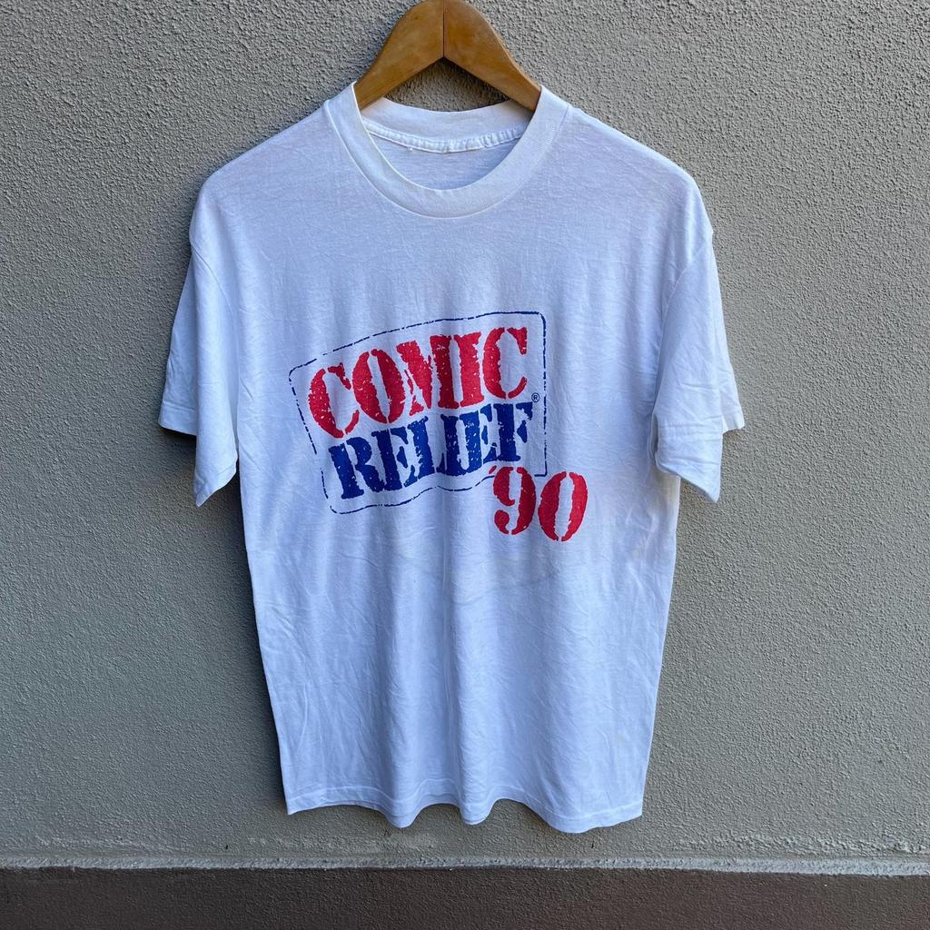 Vintage 90s COMIC RELIEF charity tee / Robin Williams / vintage actor