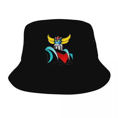 Пляжная шляпа Grendizer Goldorak Accessories Панама Женская шляпа от солнца Mazinger Z Anime Robot Панама Шляпа Легкие рыболовные кепки