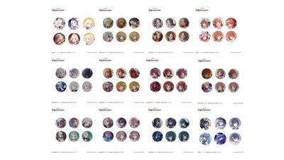 Gakuen Idolmaster Официальный набор из 12 торговых значков [Товары] *Этот продукт не является DVD