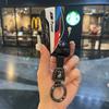 Car Key Fob Case Cover Chain Ring Holder For BMW 218i 220i 740i 760i 5-Series G60 X1 X2 X5 X6 X7 iX1 iX2 iX i5 i7 G05 DL8