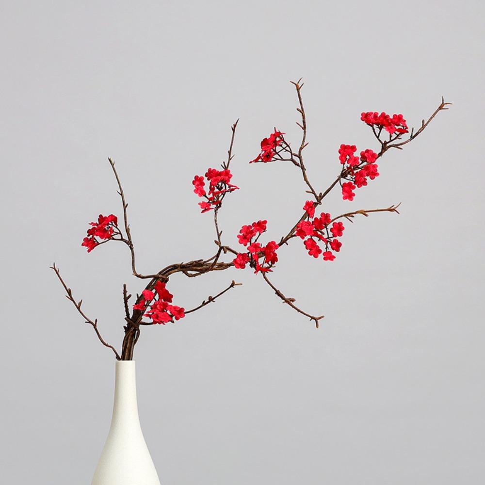Искусственные ветки вишни 'Real Touch' Реалистичные пластиковые имитации веток сакуры Элегантные ручной работы искусственные цветы