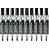Маркер для доски Pentel Knocks, Круглый стержень, Средний, EMWLM-A, Черный, 10 шт.