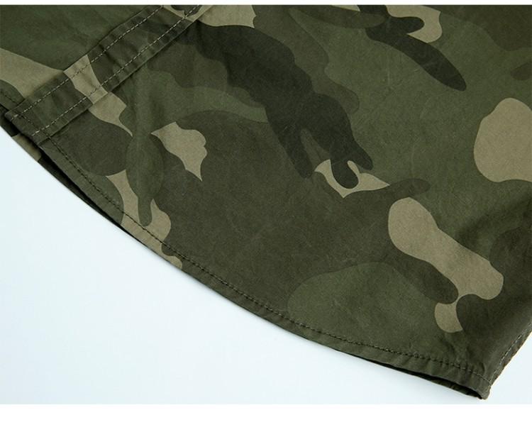 2024 Men's Camouflage Long Sleeve Casual Cotton Shirt Jacket