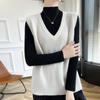 Женский кашемировый жилет Qinghe Cashmere 30% кашемир 70% шерсть осенне-зимний кашемировый жилет мягкий и теплый