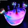 Anti-fall Transparent Ice Bucket 4/8/12L Champagne Bottles Ice Cooler Wine Chilling Bucket  Gift