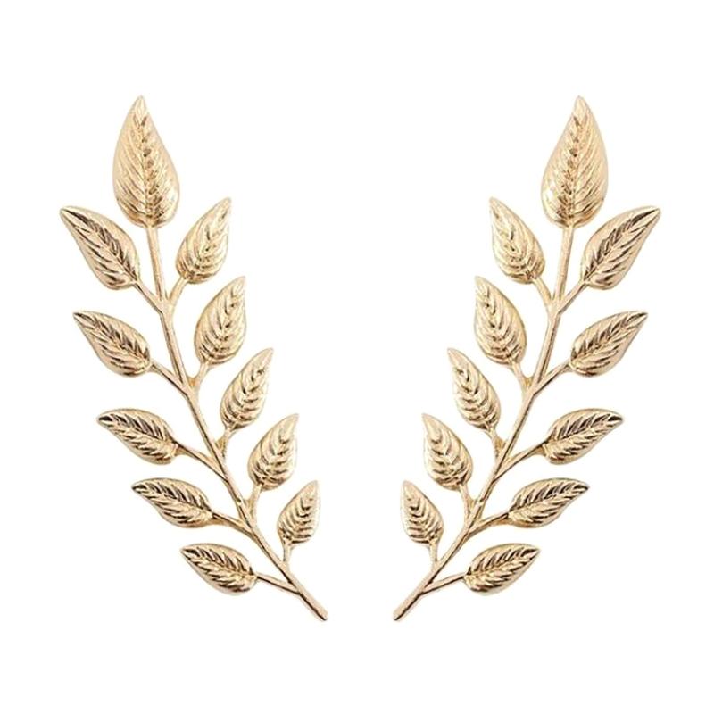 1 пара нежных брошей в виде листьев дерева, булавки для джинсовых рубашек, костюмов, булавка с лацканами, ретро-брошь