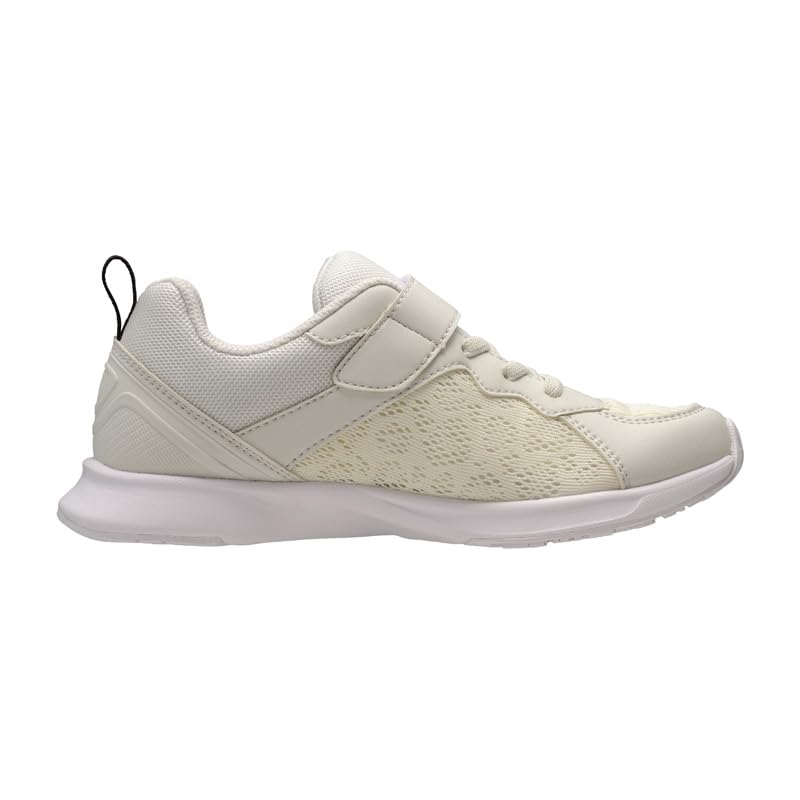 Shunsoku Athletic LEJ Ivory White cm Sneakers, Shoes, Kids, Girls, Lightweight, 16-25cm, 2E, 8240, Sole, 18.5