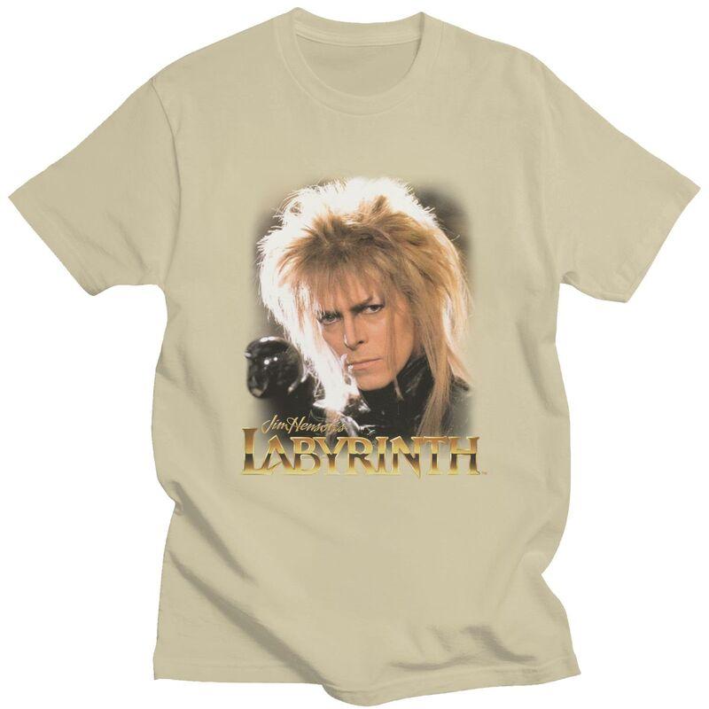 Custom Fantasy Film Labyrinth T Shirt Unisex Pure Cotton T-shirt Casual Jareth The Goblin King Tees Fashion Tshirts