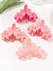 4 шт. розовые большие заколки-краб для волос с цветком, цветочные аксессуары для волос для густых вьющихся волос, сильная фиксация, подарки для женщин и девочек