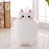 Household Storage Bucket Desktop Trash Can Without Cover Cat Shape Large Capacity Garbage Storage Pen Holder Living Room Bedroom