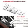 Gear Shift Knob Button Cover Interior Trim For BMW 5 6 7 F10 F07 X3 X4 F25 F26