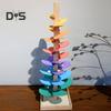 Marble Run Sound Tree Toy Children Wooden Fine Motor Skills Tree with 10 Balls Toddlers Boys Girls Educational Musical Tree Toy