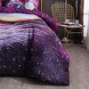 Комплекты постельного белья Deep Purple Galaxy 3D Животные Очки Кот Комплекты пододеяльников Наволочки Одеяло Комплекты постельного белья 228x228см Качество 9D58