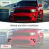 2* Fog Light Lamp Cover Trim Overlay Shell for Dodge Durango 21+ Exterior Access