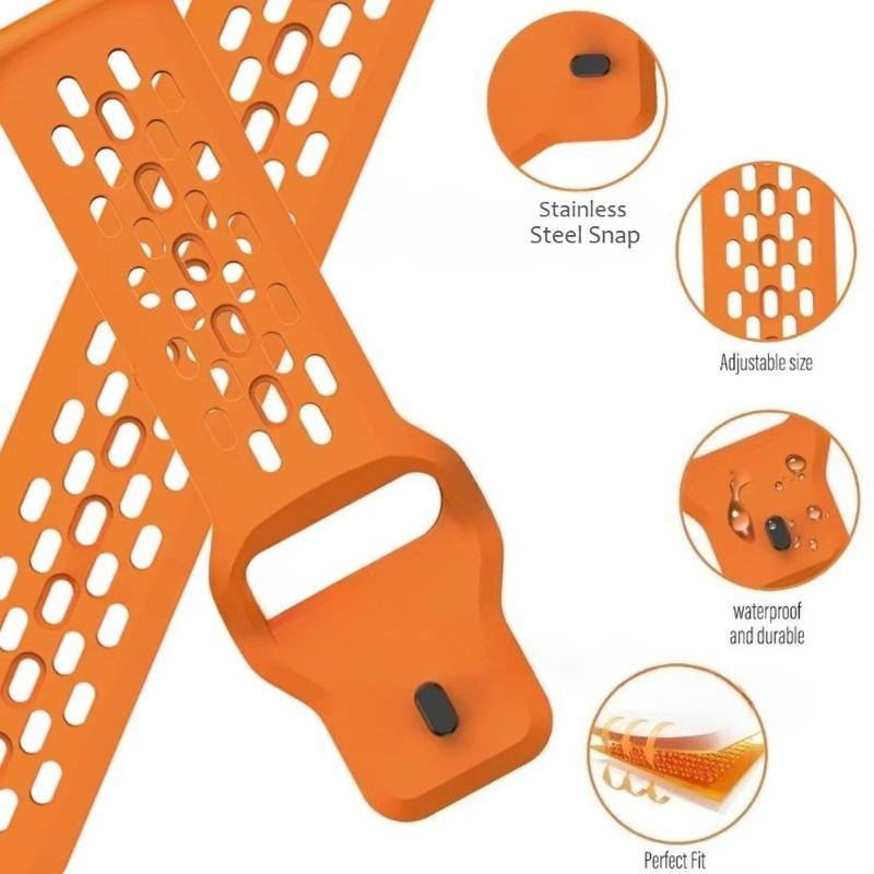 Спортивный силиконовый ремешок для Huawei Watch Fit 4/3 Дышащий Удобный Легко регулируемый Браслет для Huawei Watch Fit 4 Pro Correa